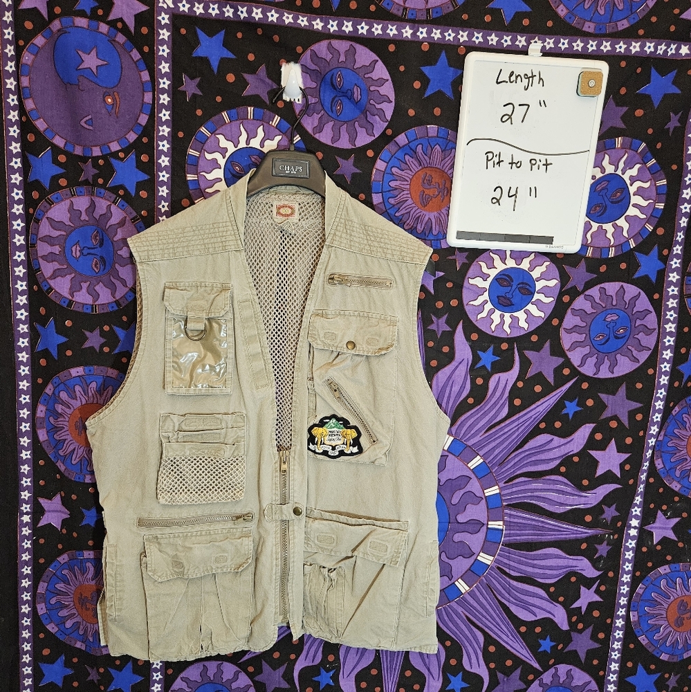 Banana Republic Tan Utility Vest